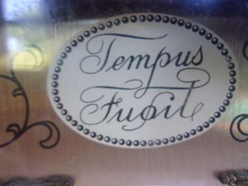 Vintage Franz Hermle Tempus Fugit bracket mantel clock - not working