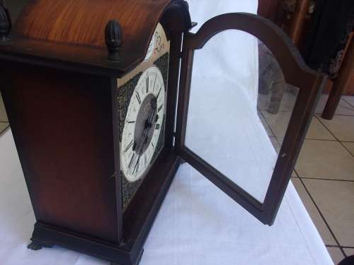 Vintage Franz Hermle Tempus Fugit bracket mantel clock - not working