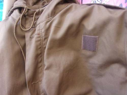 Vintage SADF nutria Warm Coat `Aapjas` with inner fleece - Large