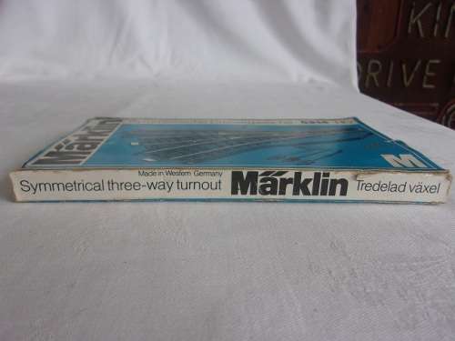 Vintage Marklin HO gauge three-way turnout and switch panel for 1 bid