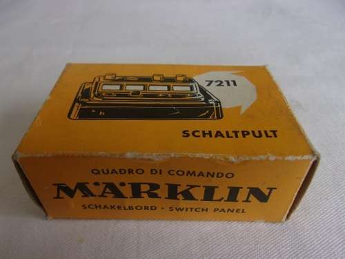 Vintage Marklin HO gauge three-way turnout and switch panel for 1 bid