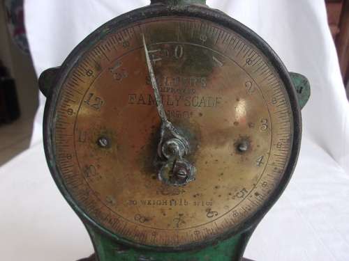 Antique cast iron Salter`s Improved Family Scale No. 50