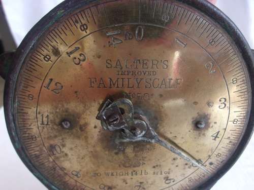 Antique cast iron Salter`s Improved Family Scale No. 50
