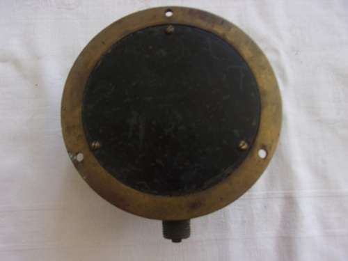 2 Vintage brass railway pressure gauges for 1 bid