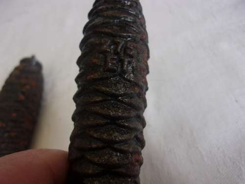 2 x Vintage Cuckoo clock 275 ET pine cone weights