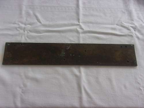 Genuine vintage SAR coach builders plate `Built at Uitenhage Works - 1916`