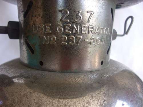 Vintage Coleman Model 237 pressure lantern - made in Canada