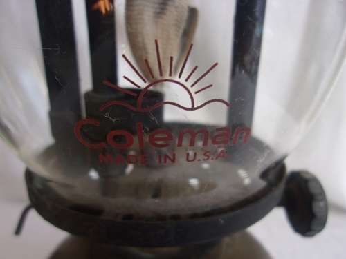 Vintage WW2 era Coleman pressure lantern for restoration - made in Canada