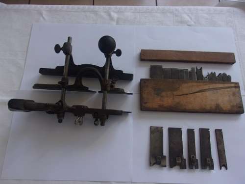 Antique Stanley Rule and Level Co. No. 45 combination plane with 21 cutters