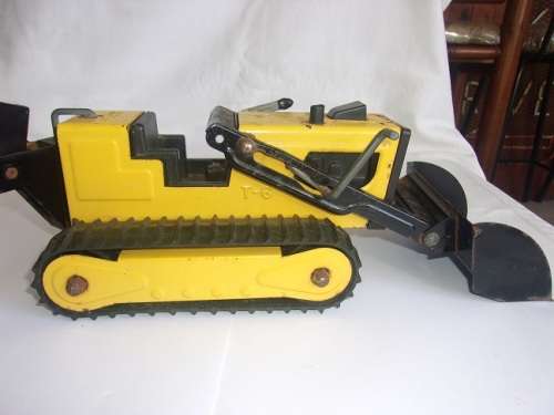 Vintage Tonka  pressed steel Trencher Bulldozer/ Backhoe