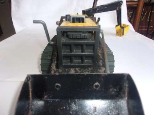 Vintage Tonka  pressed steel Trencher Bulldozer/ Backhoe