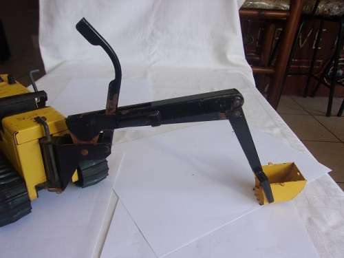 Vintage Tonka  pressed steel Trencher Bulldozer/ Backhoe