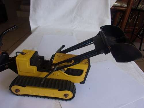 Vintage Tonka  pressed steel Trencher Bulldozer/ Backhoe