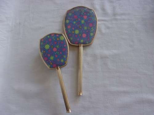 1 Antique and 2 vintage dressing table brush sets for 1 bid