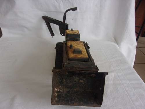Vintage Tonka  pressed steel Trencher Bulldozer/ Backhoe for restoration