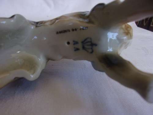 Rare vintage Porzellanfabrik Keramika Arno Apel porcelain Collie figurine