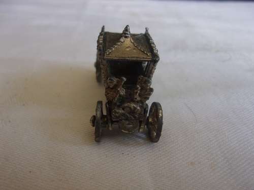 Rare vintage miniature die cast lead Coronation Coach by Lesney