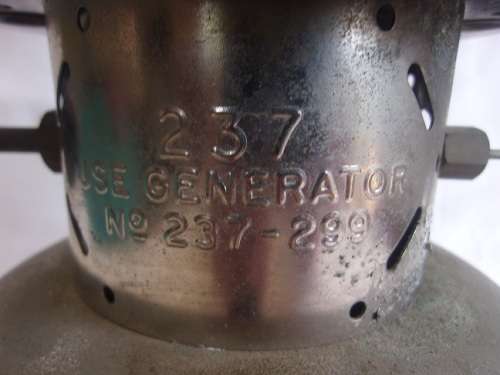 Vintage Coleman Model 237 pressure lantern - made in Canada