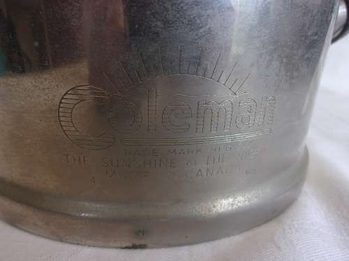 Vintage Coleman Model 237 pressure lantern - made in Canada