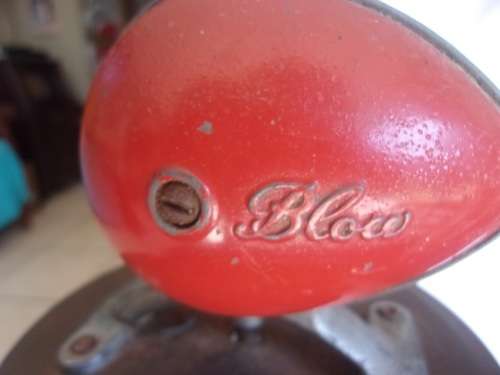 Large vintage glass base Blow 3/30 butter churn
