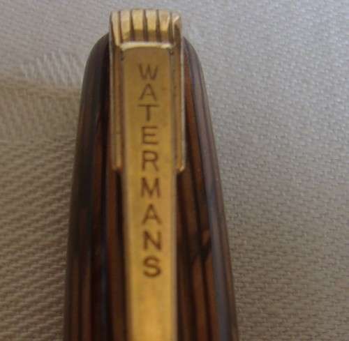 Vintage Waterman`s W3 fountain pen with 14ct gold nib