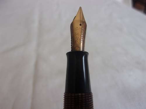 Vintage Waterman`s W3 fountain pen with 14ct gold nib
