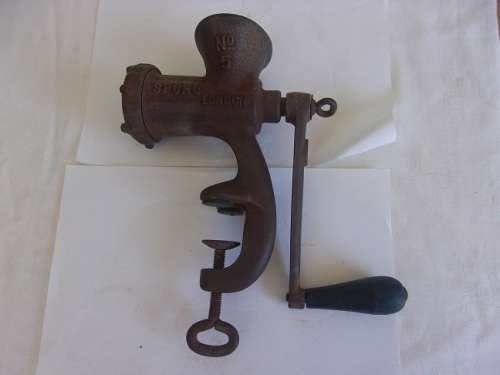 Vintage Enterprise Mfg Co no. 10 & Spong no. 5 grinders for 1 bid