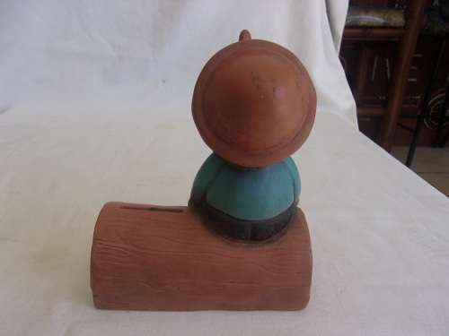 Vintage NBS Pinocchio & Allied Building Society money boxes for 1 bid