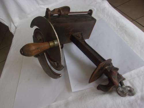 Antique Sterling No. 10 Meat Slicer - complete & working