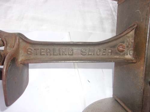 Antique Sterling No. 10 Meat Slicer - complete & working