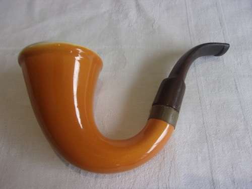Vintage ceramic Goede-Waagen smoking pipe made in Holland- unused