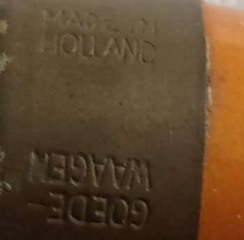 Vintage ceramic Goede-Waagen smoking pipe made in Holland- unused