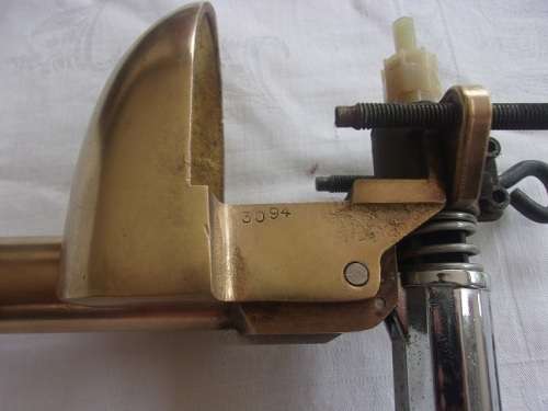 Complete vintage draft beer pressure-dispense bar top tap and handle