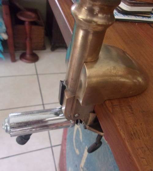 Complete vintage draft beer pressure-dispense bar top tap and handle