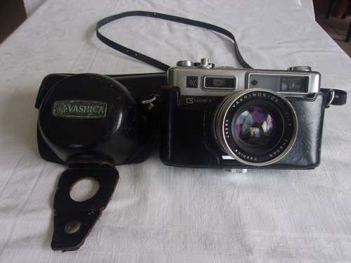 Vintage Yashica Electro 35 camera in original cover
