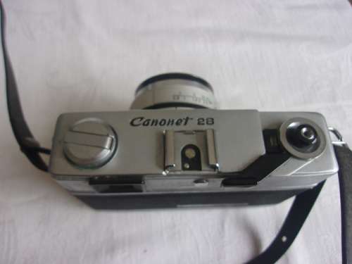 Vintage Canon Canonet 28 camera in original cover