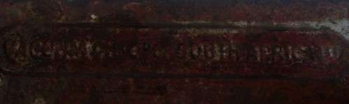 Vintage Vacuum Oil Co. South Africa Ltd 2 Gallon Motor Spirit can with brass cap