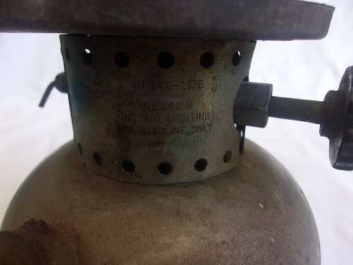 Pre WW2 Coleman 242 B Sport-Light  pressure lantern for restoration - made in Canada
