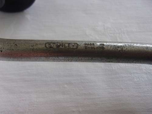 Vintage Stanley No 5044 brace drill & 11 auger bits