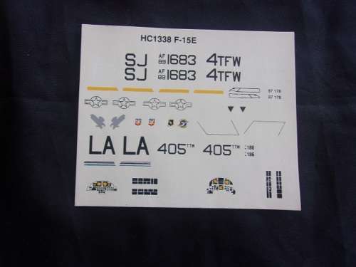 1: 72 Scale Hobby Craft `Strike Eagle` & Academy T-6G Texan model plane kits for 1 bid