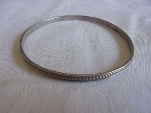 Vintage engraved Sterling silver bracelet