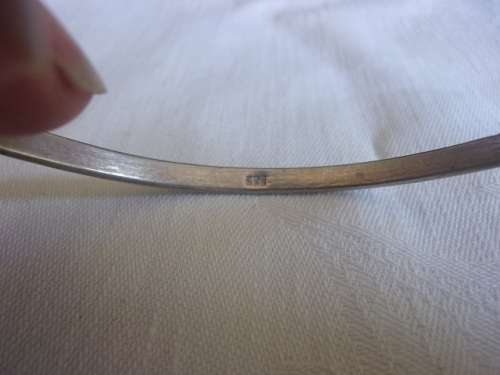 Vintage engraved Sterling silver bracelet