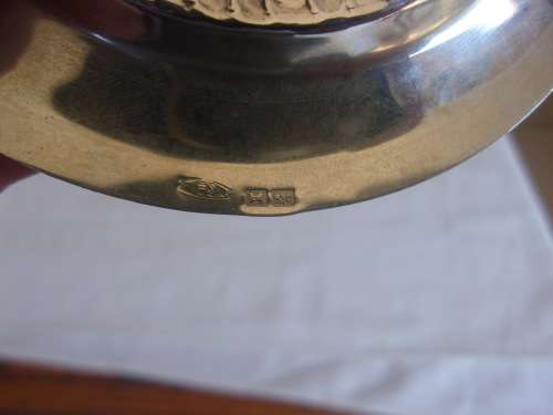 Vintage embossed Cyprus .830 silver plate - 28.8g