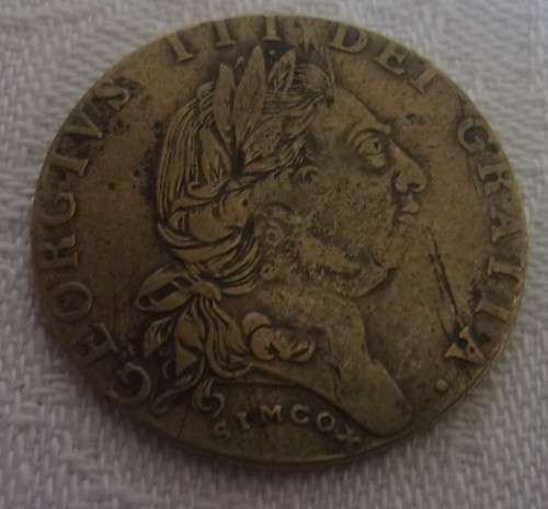 1791 George 111 Spade Guinea gaming token - Simcox
