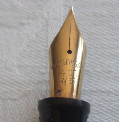 Vintage Waterman`s 515 fountain pen with 14k gold nib - untested