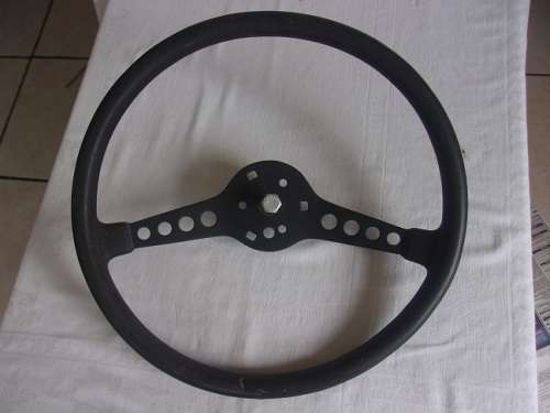 Vintage sports steering wheel & leather gear shift knob for 1 bid