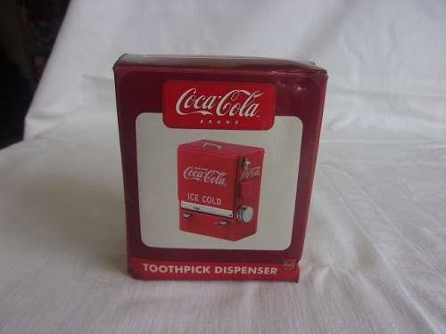 Boxed vintage Coca-Cola toothpick dispenser