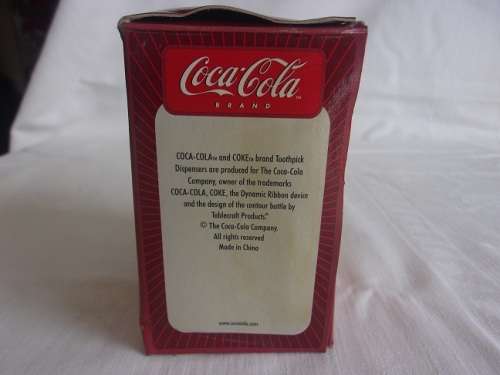 Boxed vintage Coca-Cola toothpick dispenser