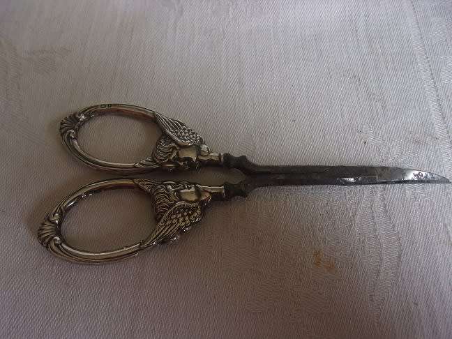 Antique cased 5 piece Sterling silver manicure set