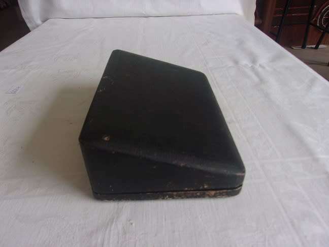Antique cased 5 piece Sterling silver manicure set